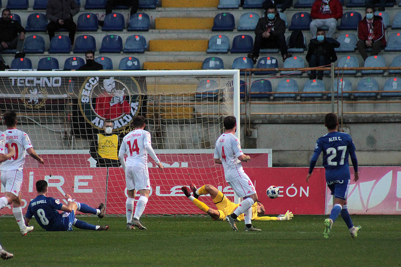 Un momento del partido. 