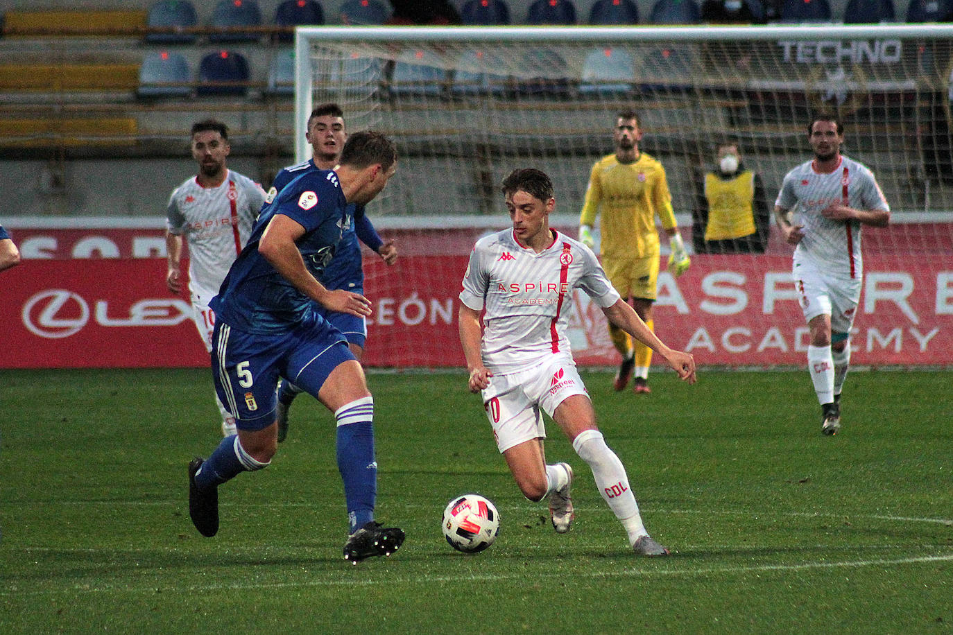 Un momento del partido. 