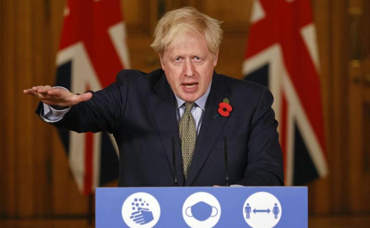 Boris Johnson, primer ministro británico. 