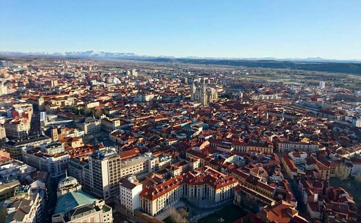 Vista panorámica de León.