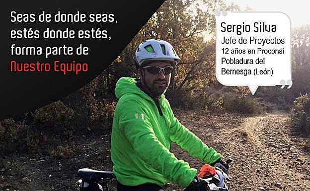 Sergio Silva lleva 12 años trabajando en Proconsi.