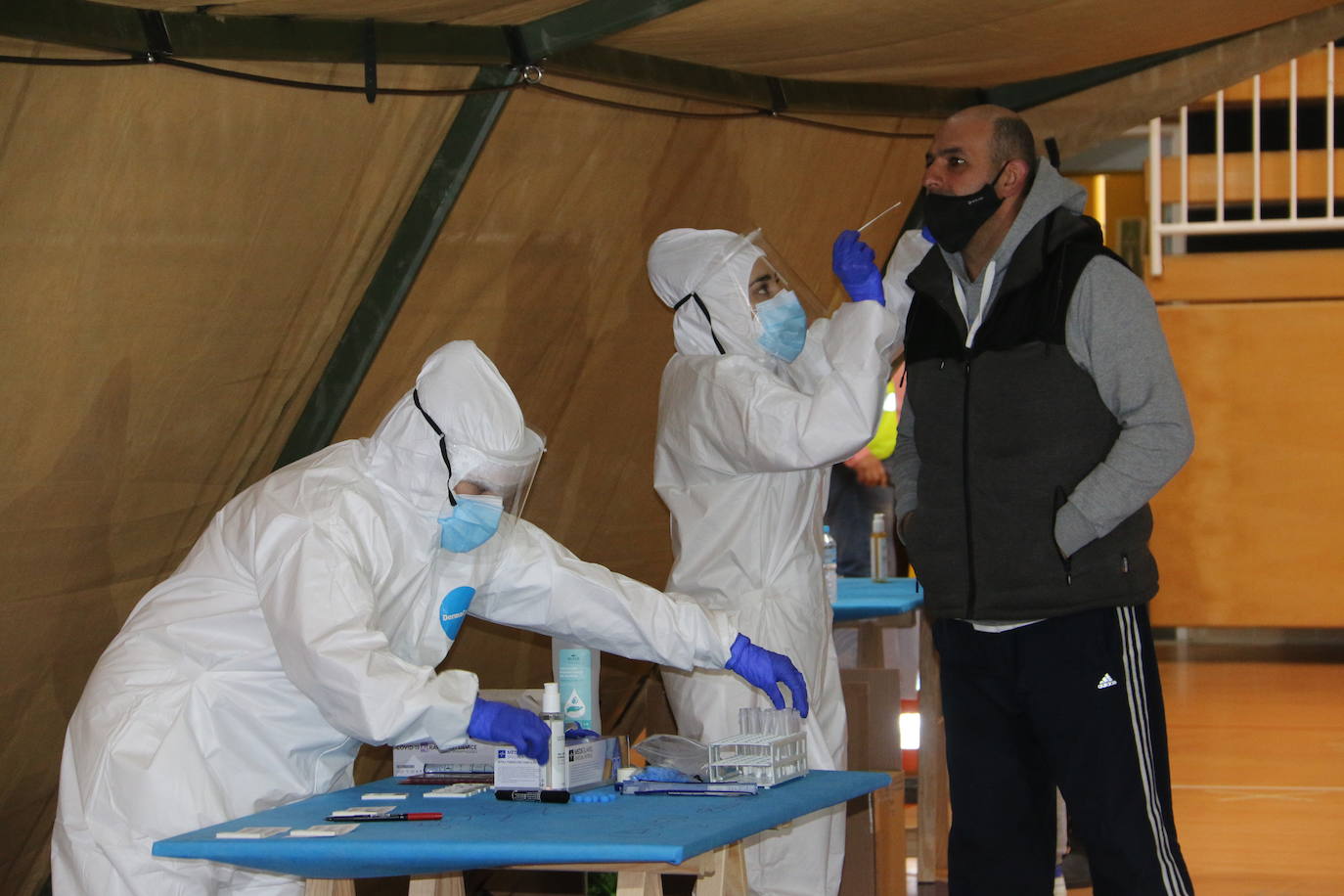 Fotos: Segundo cribado en San Andrés del Rabanedo