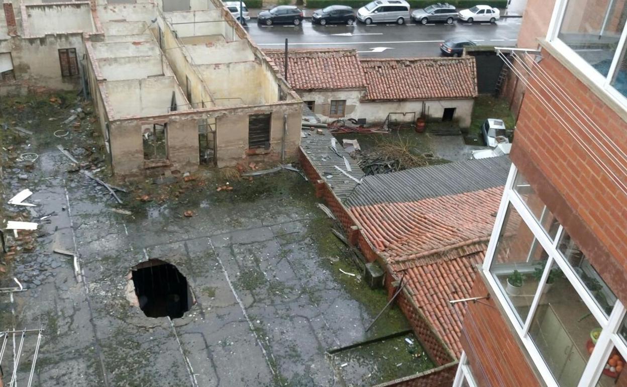 Estado de la finca de Bodegas Armando en León.