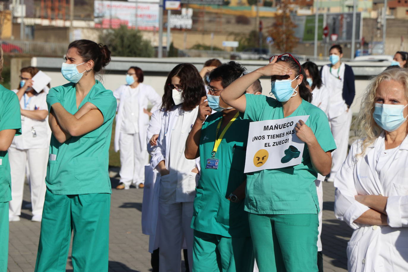 Fotos: Concentración de los sanitarios contra el &#039;decretazo&#039;