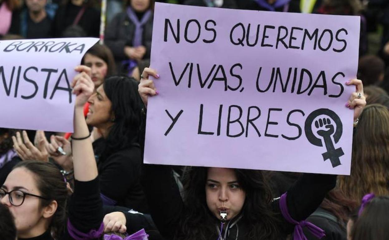 Imagen de archivo de la manifestación del 8M