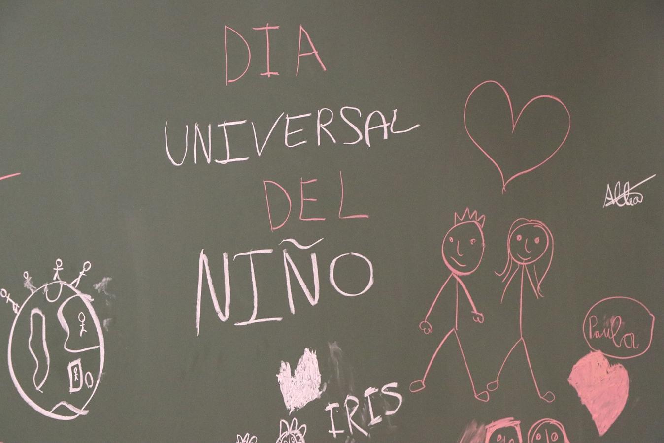 Dibujo para celebrar el Día Universal del Niño.
