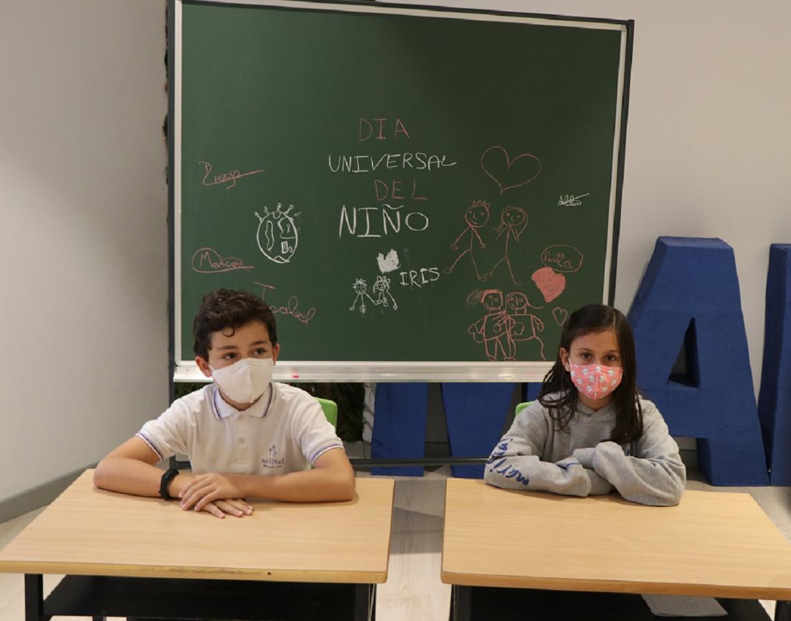 Dibujo para celebrar el Día Universal del Niño.