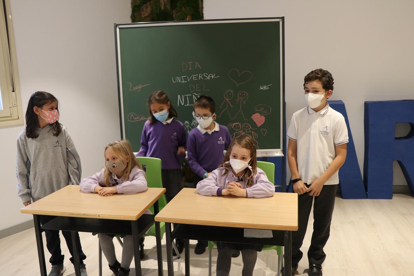 Dibujo para celebrar el Día Universal del Niño.