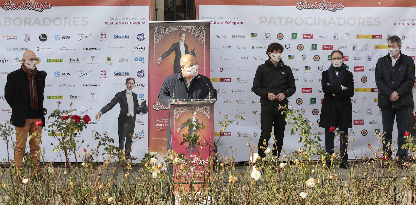 Acto de presentación del XVII Festival Internacional León Vive la Magia 