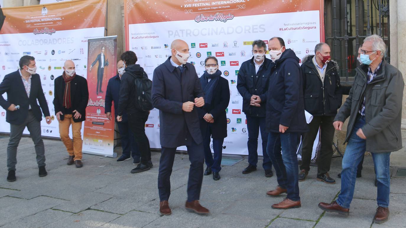 Acto de presentación del XVII Festival Internacional León Vive la Magia 