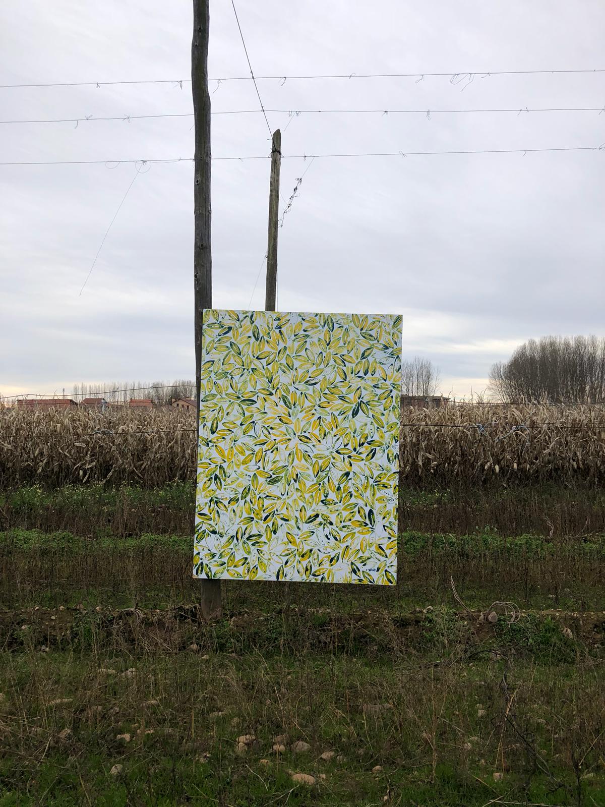 Esta exposición «Alambradas del Arte» tiene lugar hasta el día 9 de diciembre en una finca de lúpulo de Carrizo de la Ribera