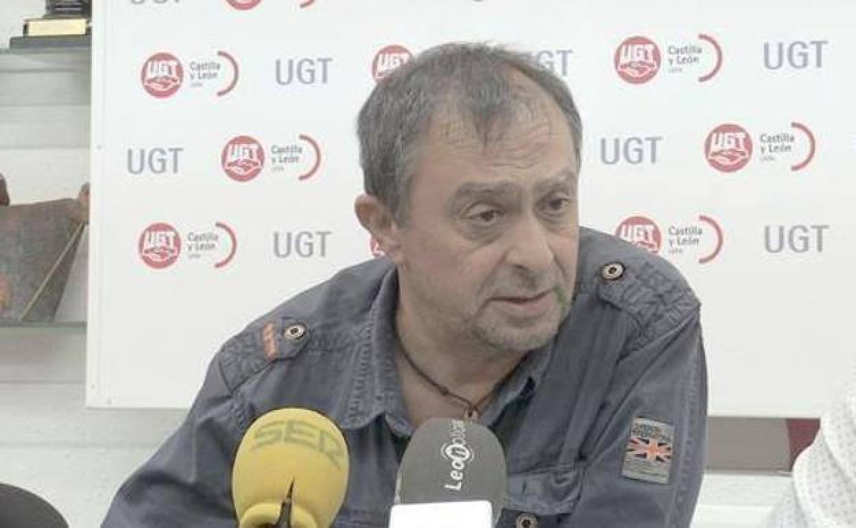 Enrique Reguero, secretario provincial de UGT León.