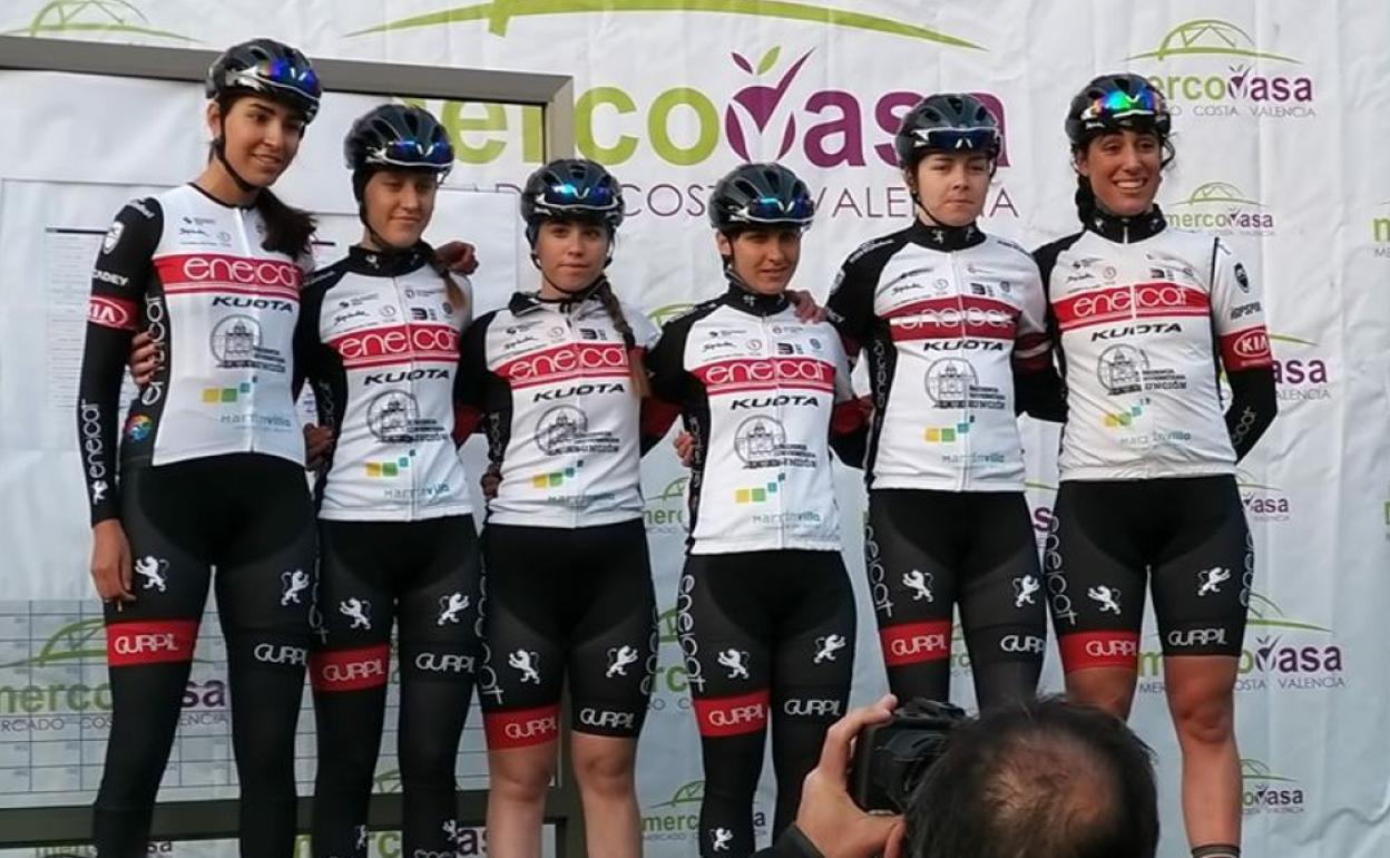 Ciclista del Eneicat RBH Global, durante la temporada 2020.