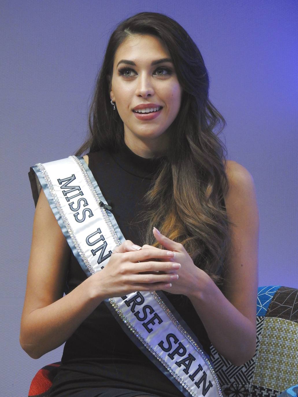 La modelo leonesa Andrea Martínez en una entrevista con leonoticias tras coronarse Miss Universo Spain.