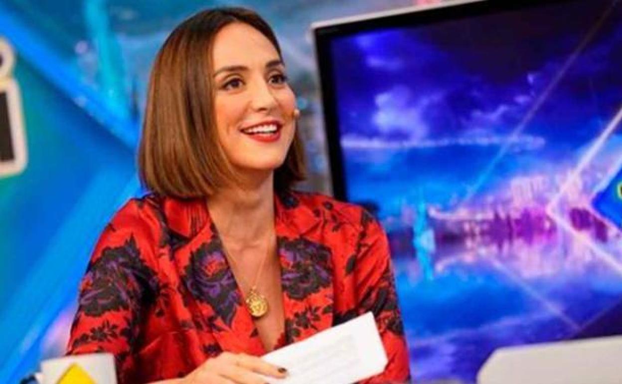 Tamara Falcó en el plató de El Hormiguero.