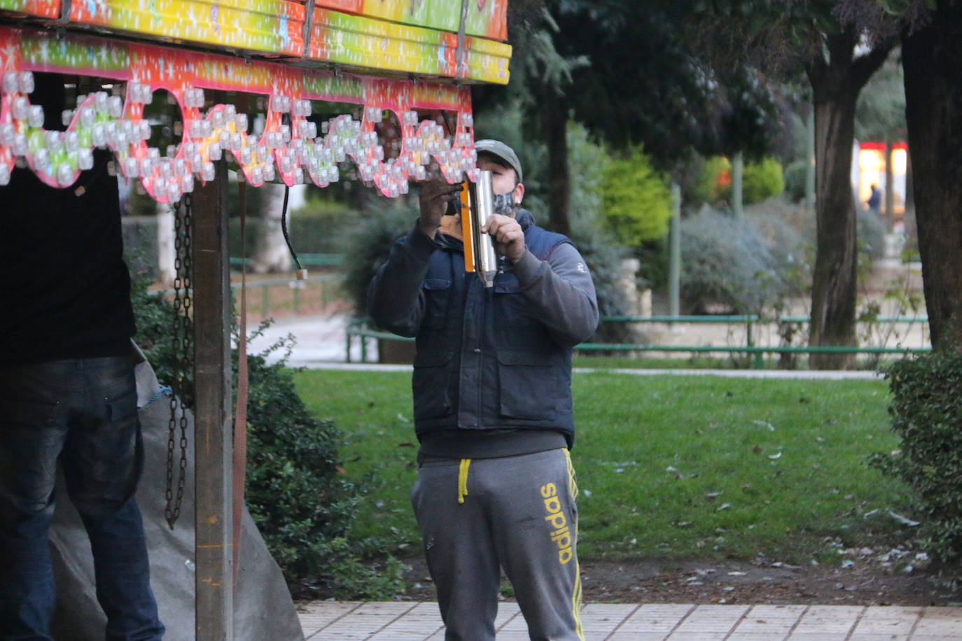 Los feriantes han podido volver tras un año sin trabajar. 