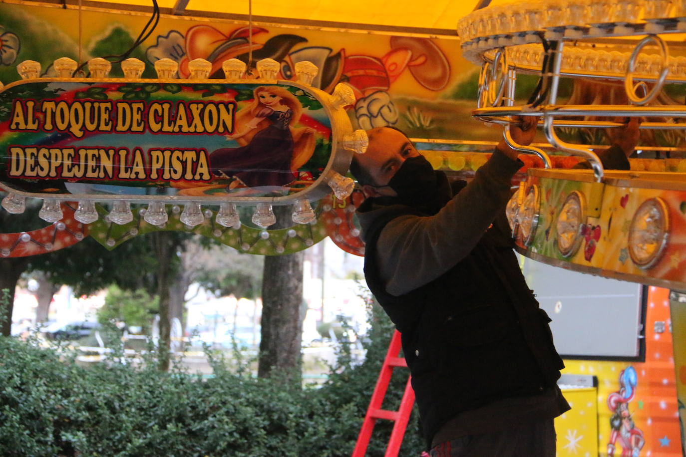 Los feriantes han podido volver tras un año sin trabajar. 