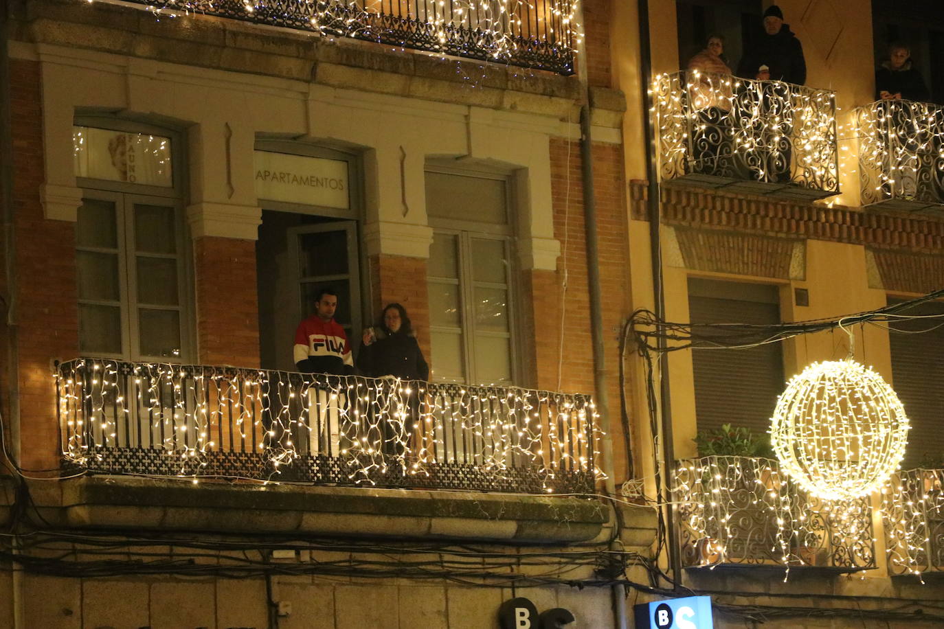 Encendido de las luces de navidad de Ferrero Rocher en Astorga