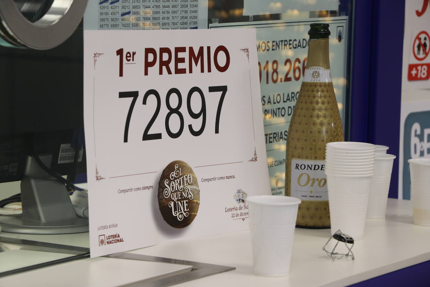 La Lotería de Navidad deja casi seis millones de euros en el municipio.