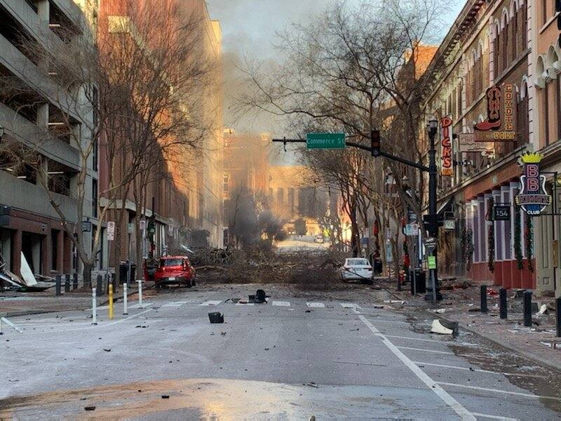Fotos: Explosión en Nashville