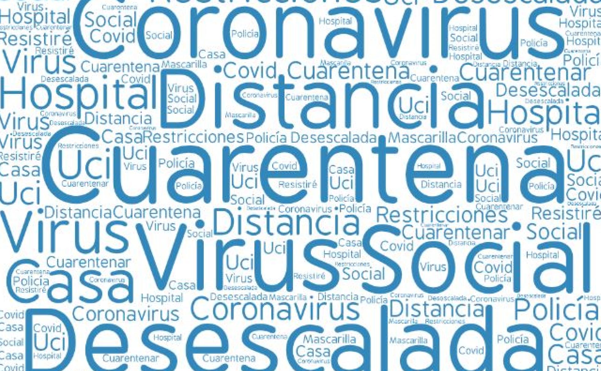 Algunas de las palabras del 'nuevo vocabulario' de 2020. 