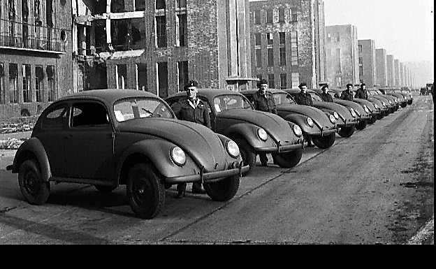 Al utilizar antiguos chasis de Kubelwagen se nota una mayor alturalibre al suelo en estas unidades del Tipo 1