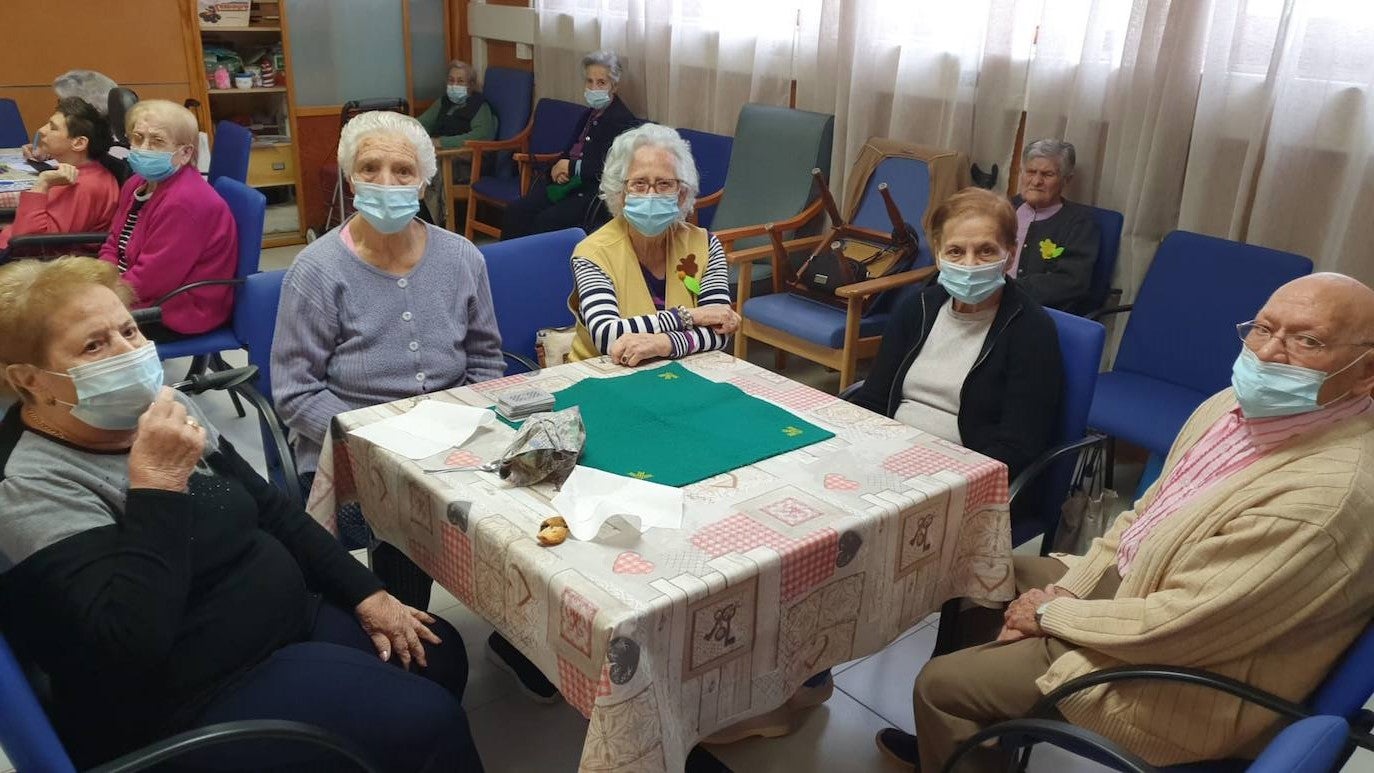 La residencia de Cevico de la Torre, un día después de convertirse en el primer centro en vacunarse contra la covid-19.