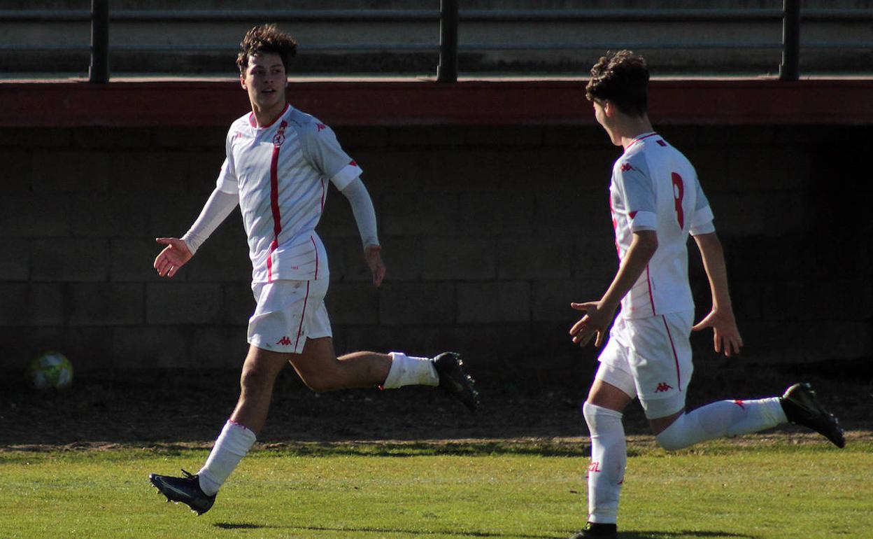 David celebra un gol anotado ante el Getafe.