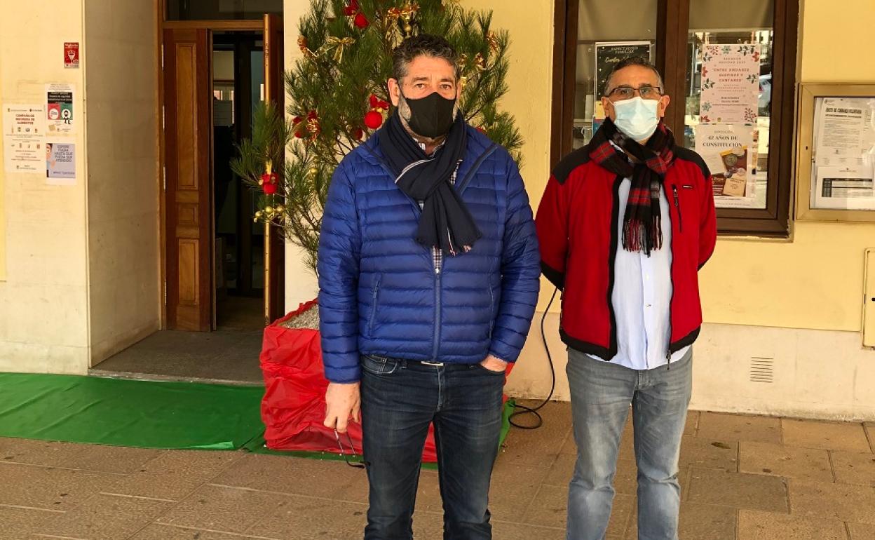 Lisandro García de la Viuda, portavoz del grupo socialista en Sahagún.