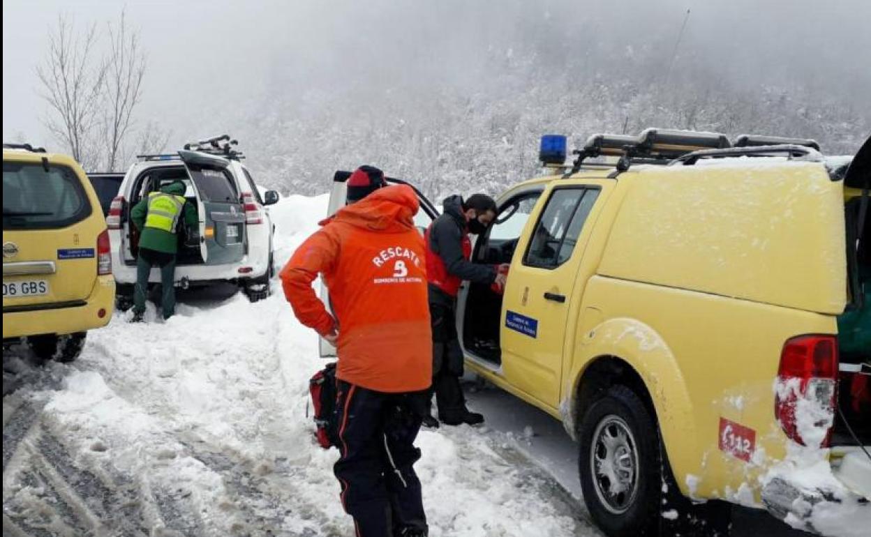 Imagen del operativo desplegado en San Isidro.