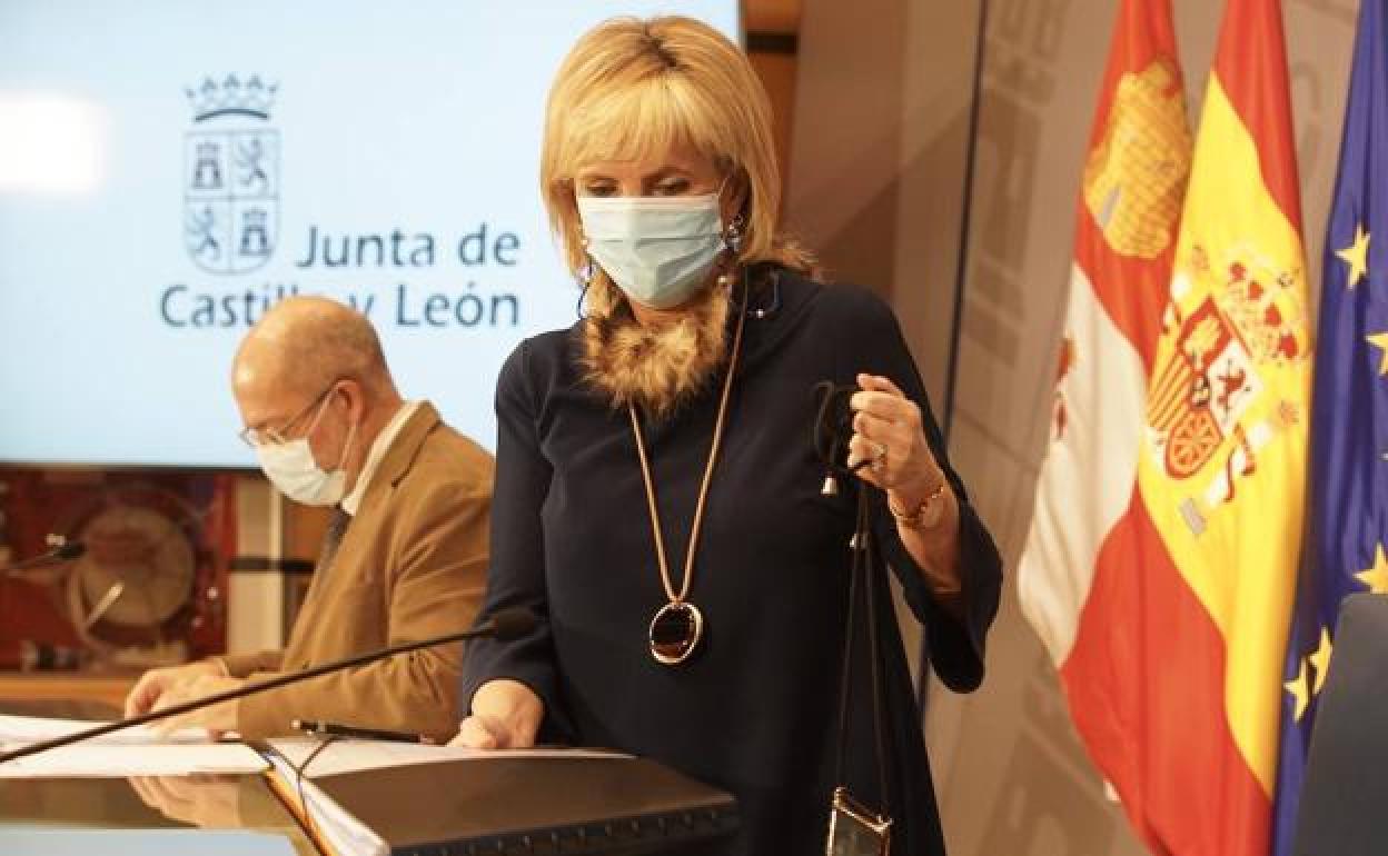 Verónica Casado, consejera de Sanidad de la Junta de Castilla y León.