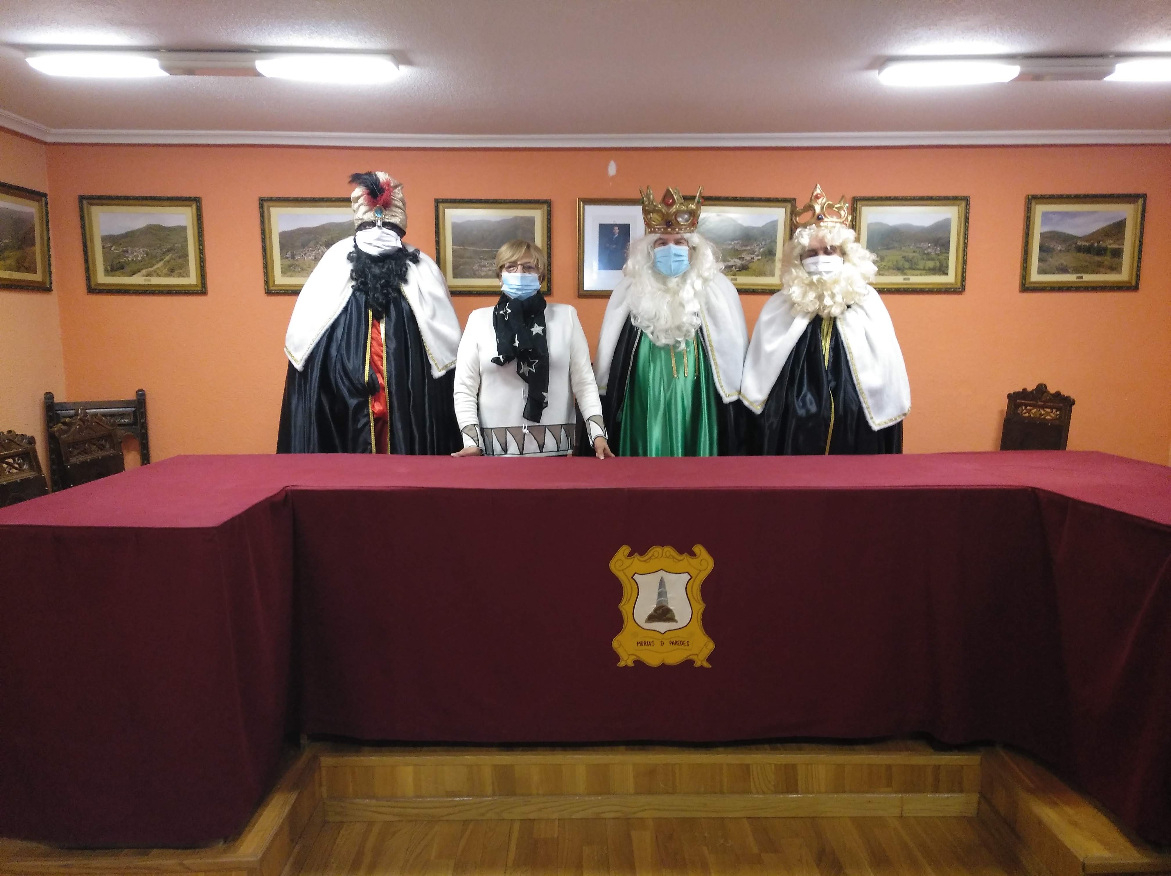 Los Reyes Magos en el Ayuntamiento. 