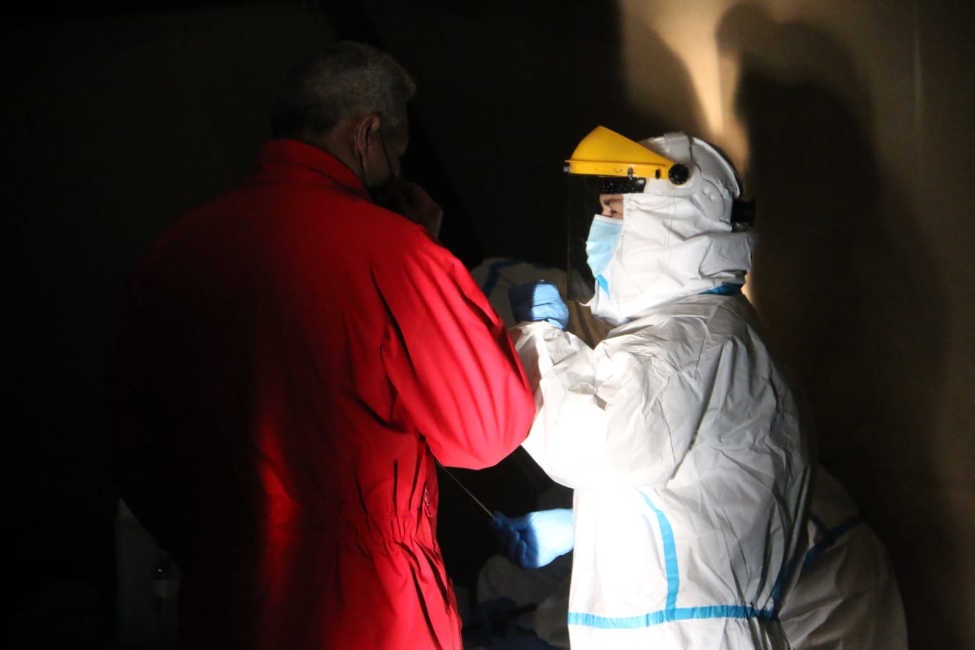 Momentos de las pruebas. 