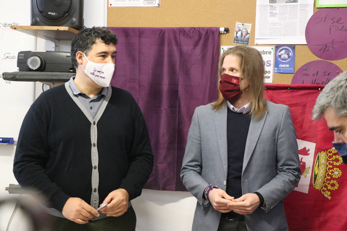 Fotos: Comparecencia de Pablo Fernández en Villaquilambre