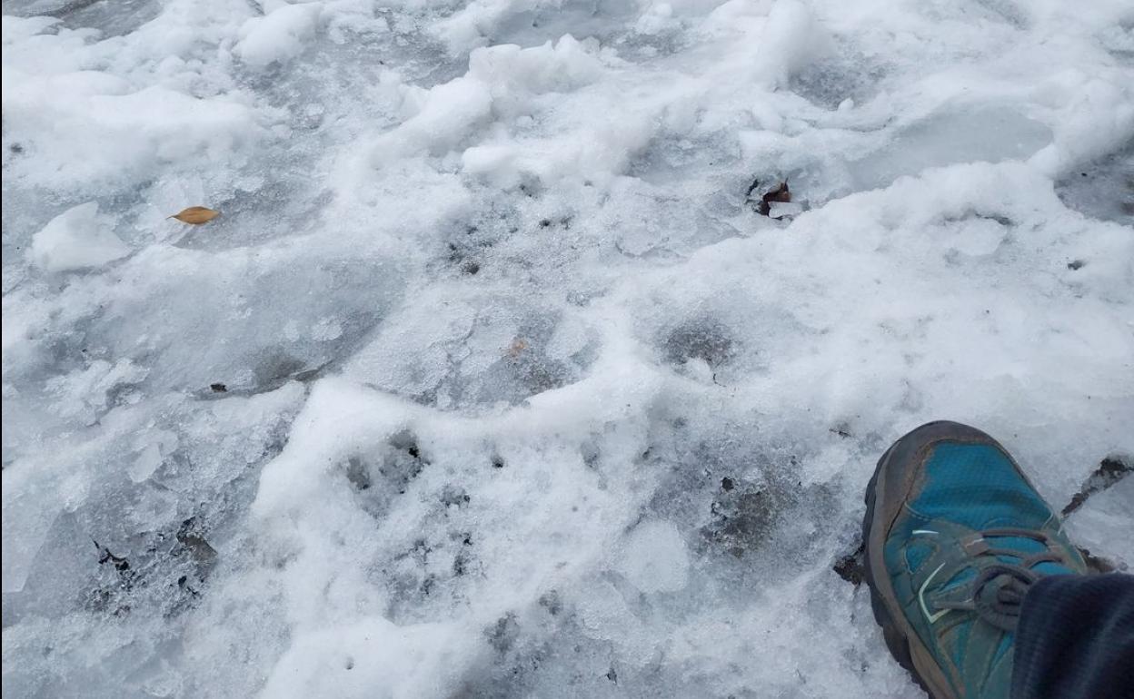 El hielo ha comprometido la presencia de los escolares en las aulas especialmente en la zona norte de la provincia. 