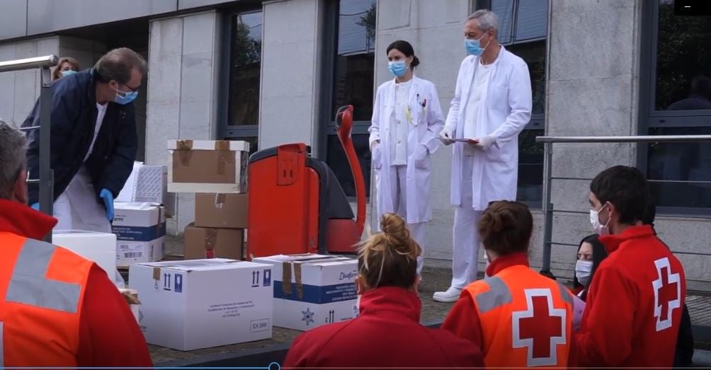 Fotos: Acuerdo entre Cruz Roja y el Caule