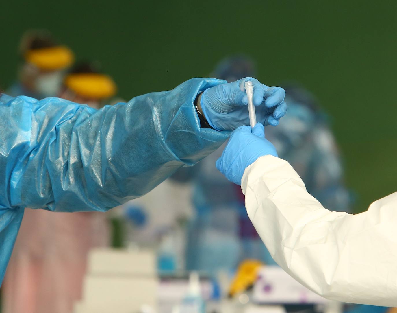 Fotos: Cribado masivo en Villablino