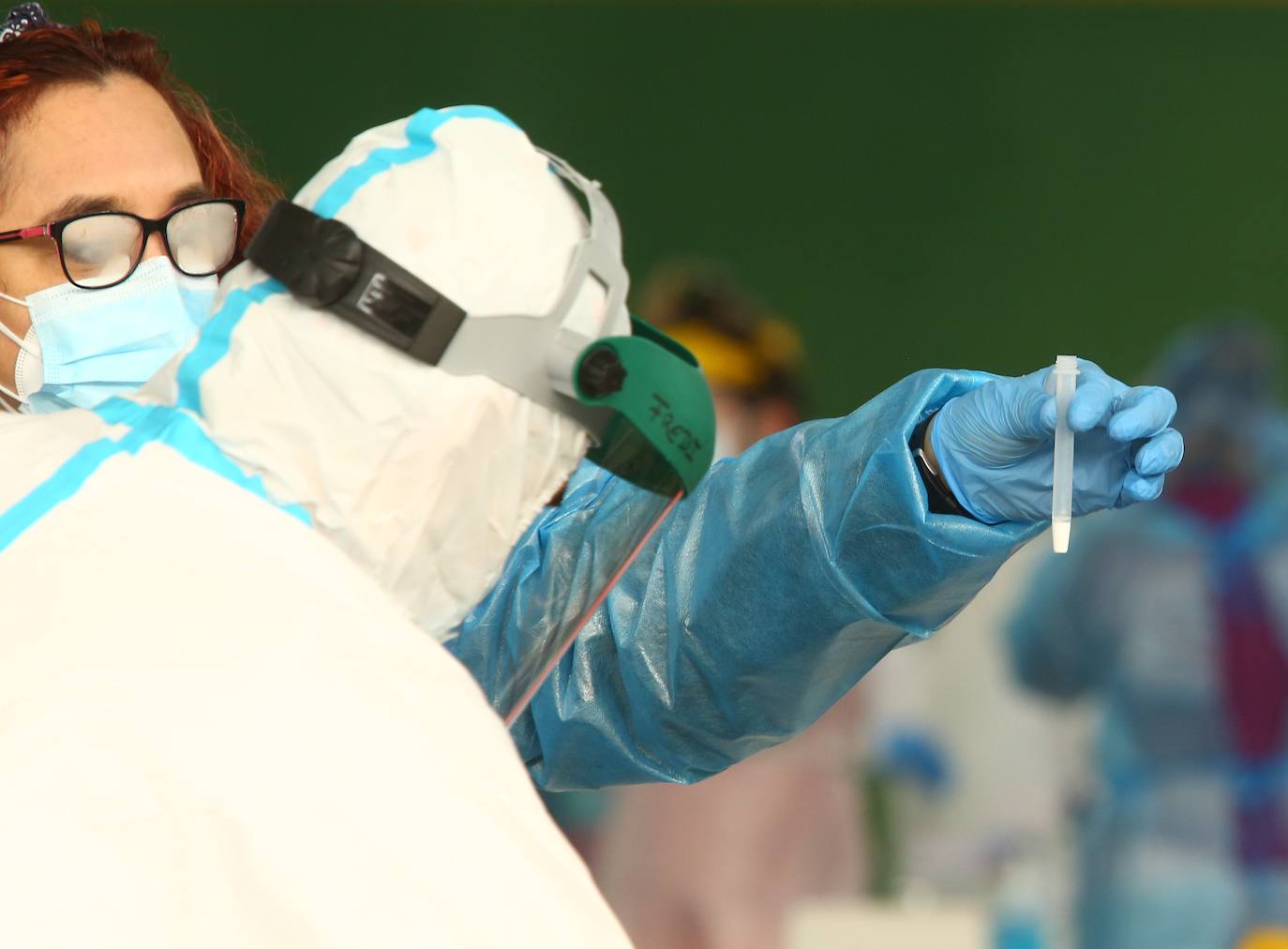 Fotos: Cribado masivo en Villablino