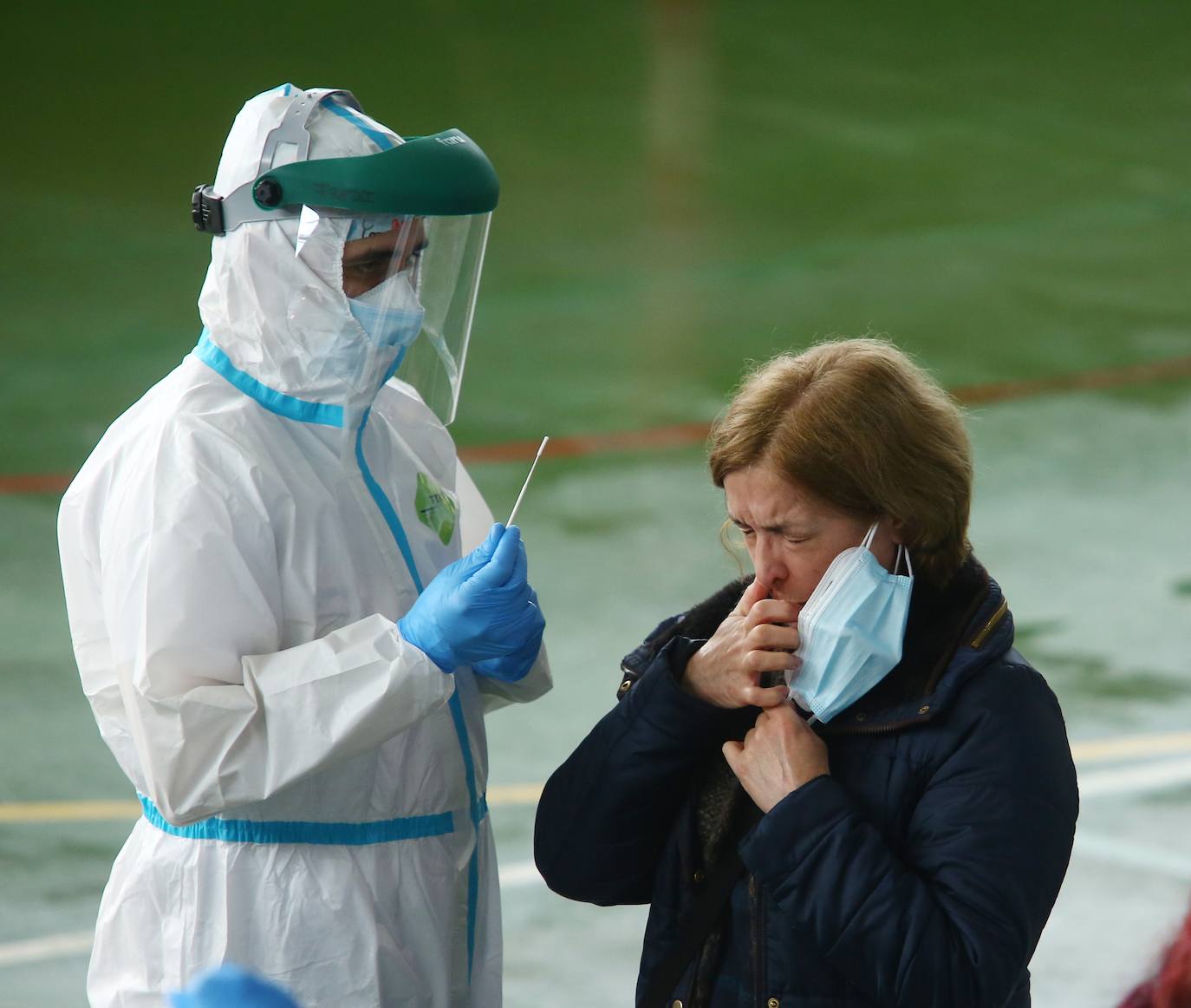 Fotos: Cribado masivo en Villablino