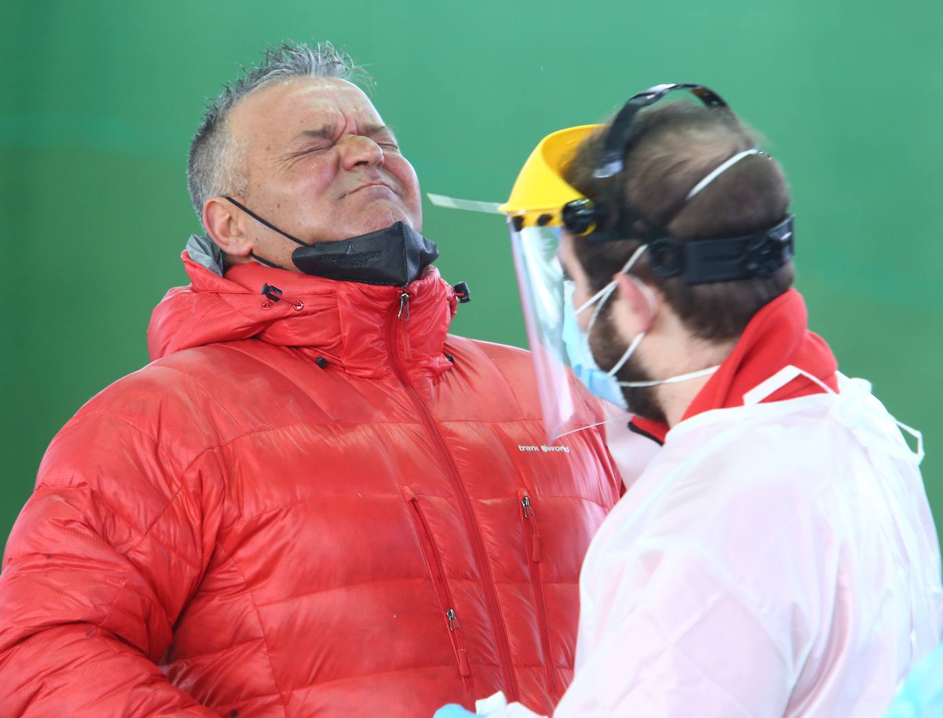 Fotos: Cribado masivo en Villablino