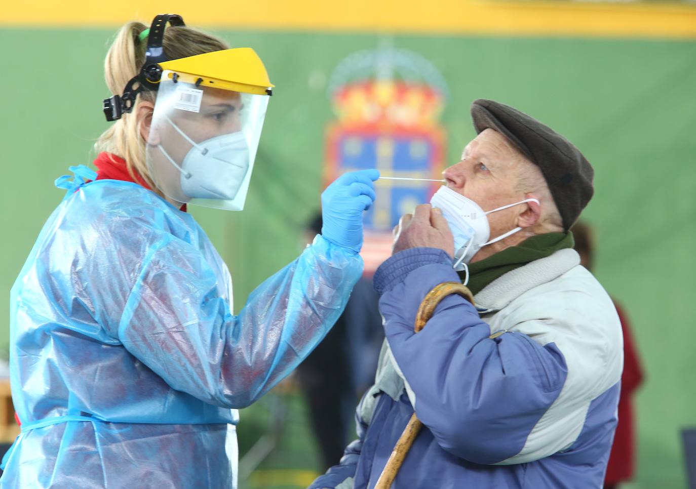 Fotos: Cribado masivo en Villablino