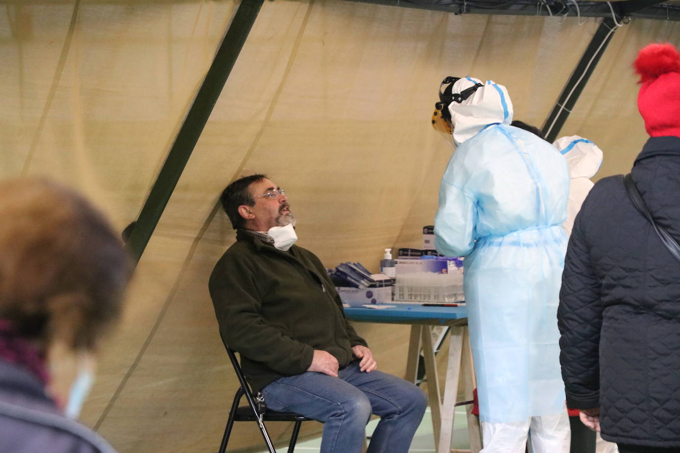 La zona básica de salud de Sahagún cumple con la llamada de Atención Primaria para detectar coronavirus.