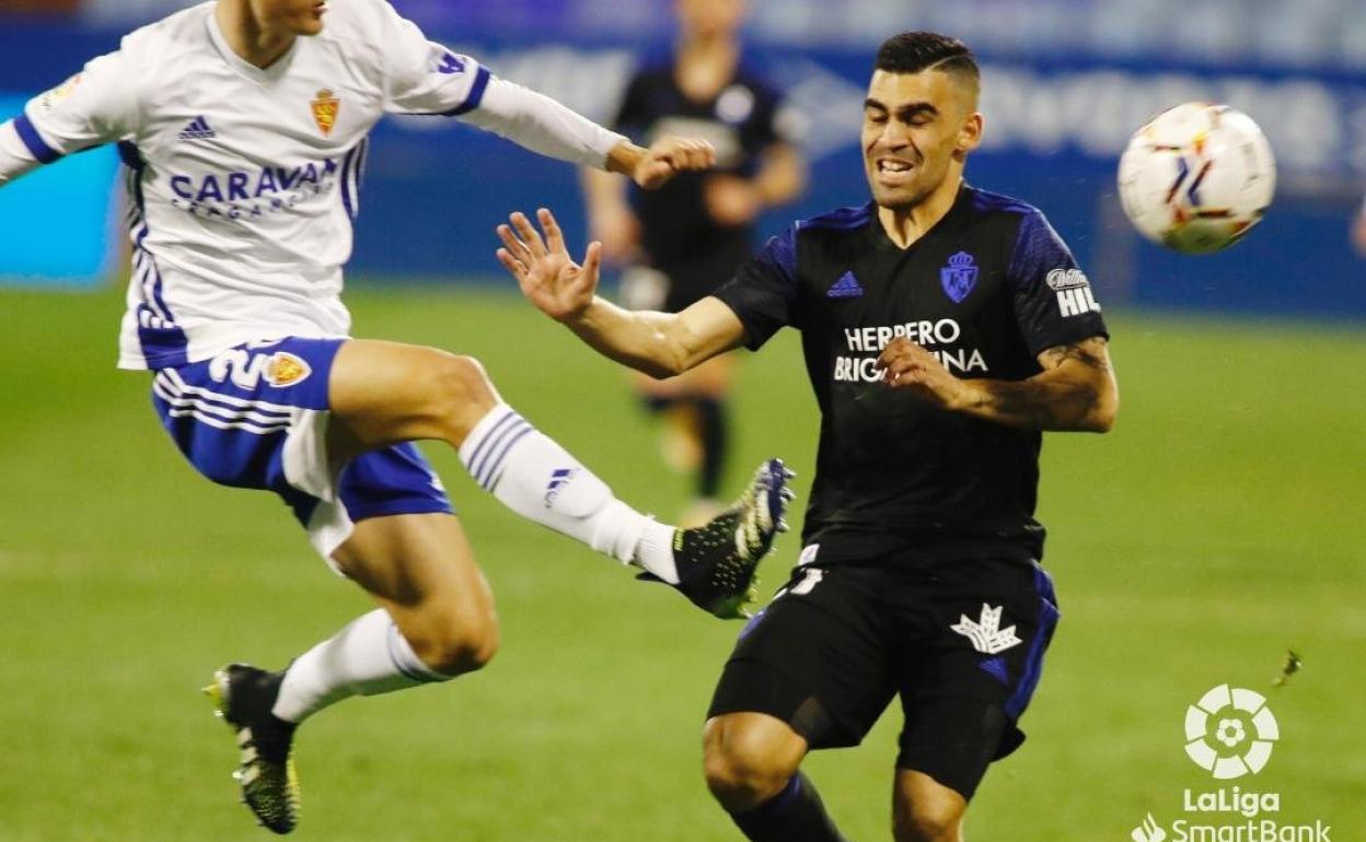 Partido entre el Zaragoza y la Ponferradina de esta temporada.