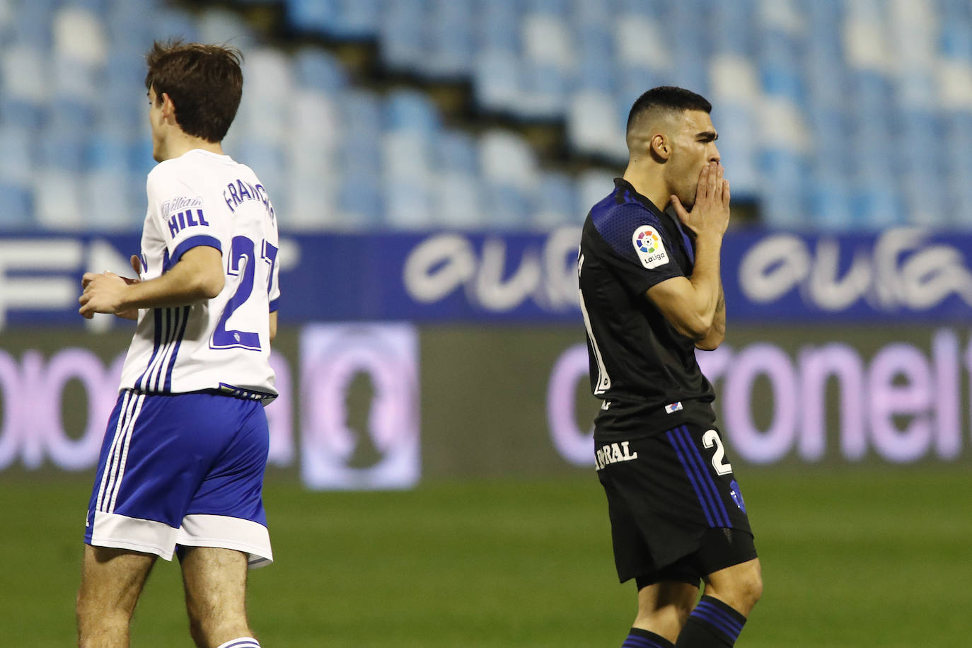 El conjunto maño recibió en la Romareda a los bercianos en una nueva jornada de Segunda División