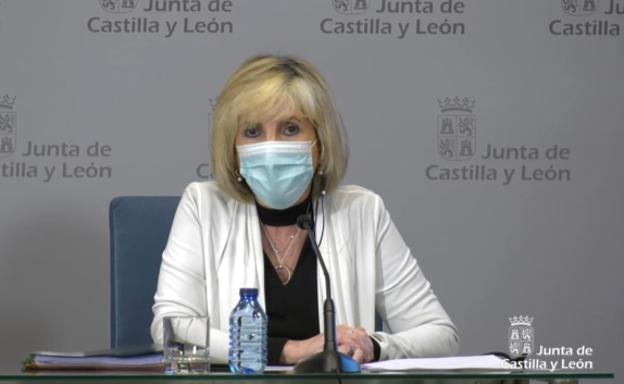 Verónica Casado en rueda de prensa.