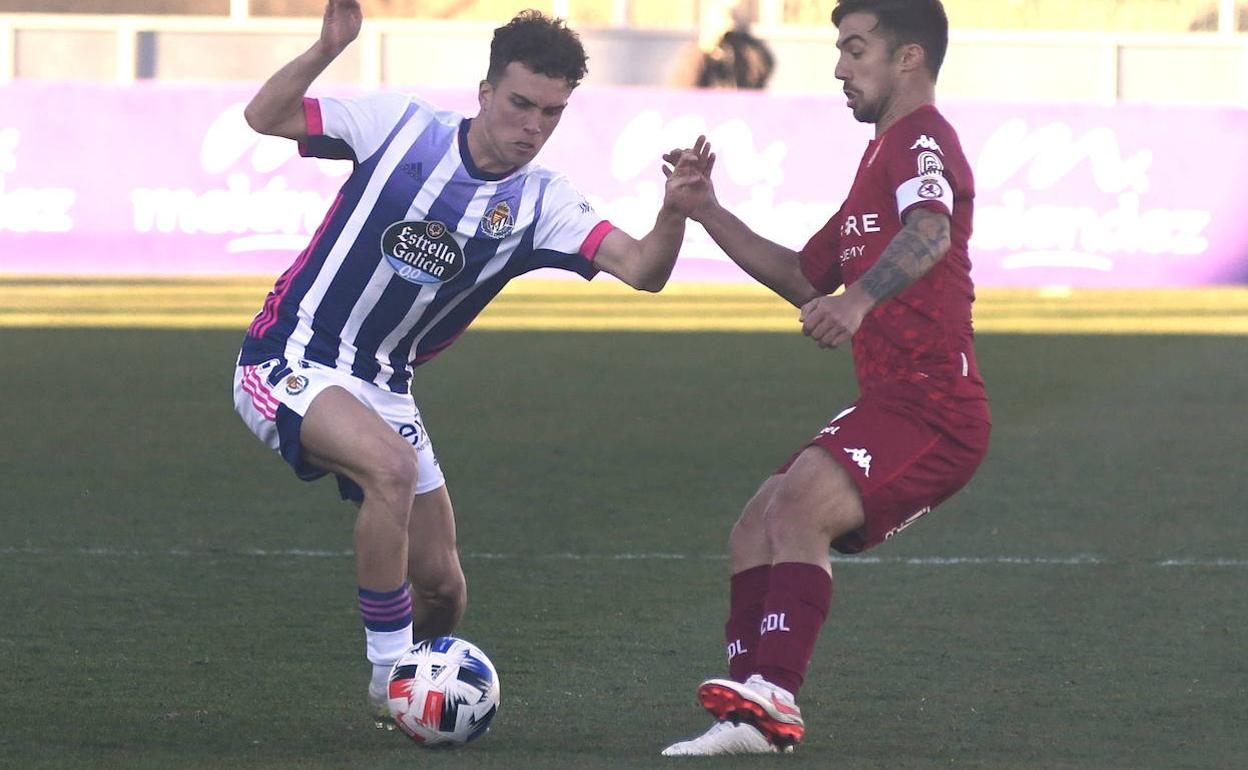 Sergio Marcos, en el partido de ida ante el Promesas.