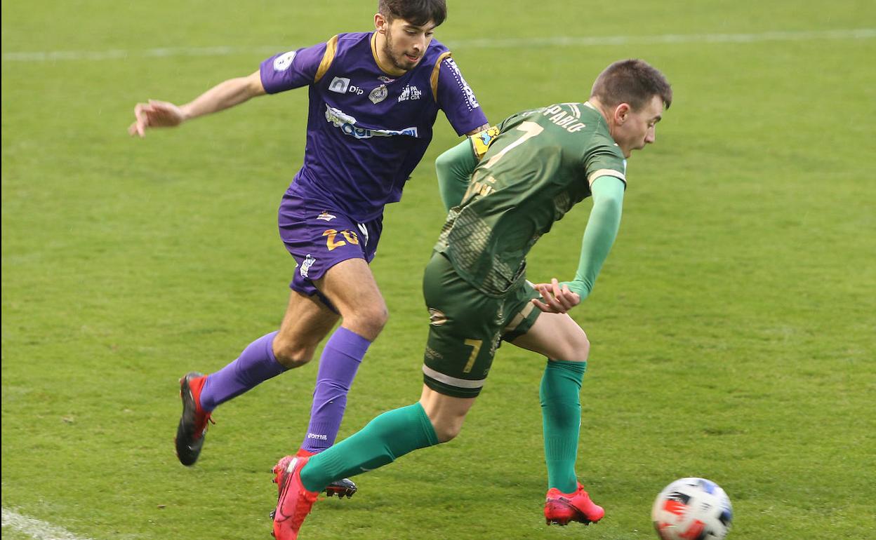 Diego Peláez, en el partido del miércoles ante el Cristo Atlético.