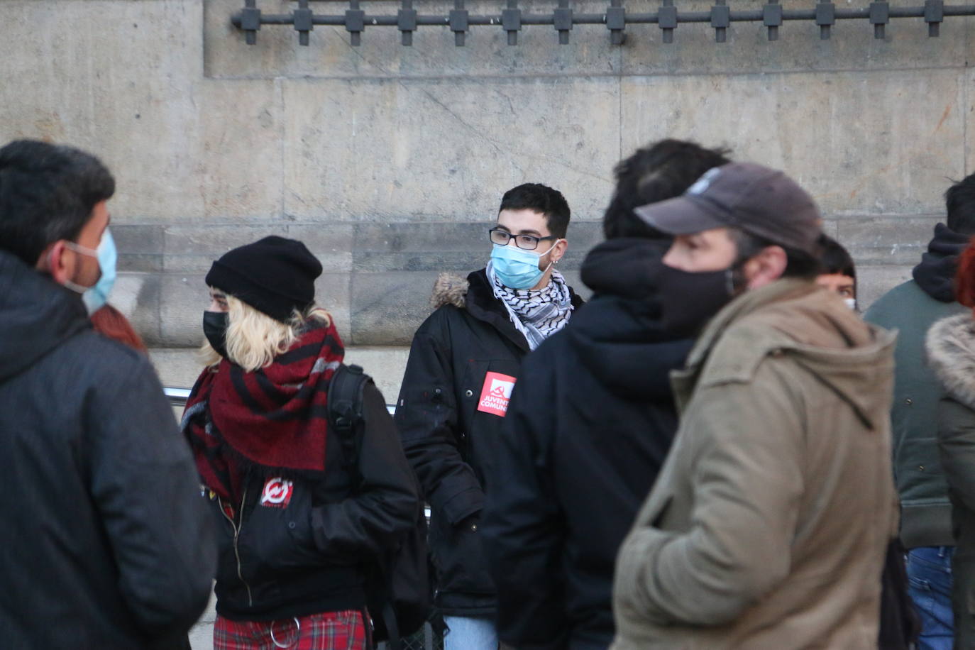 Fotos: León, en apoyo a Pablo Hasel