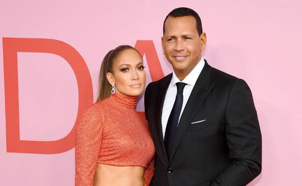 Jennifer Lopez y Alex Rodriguez.