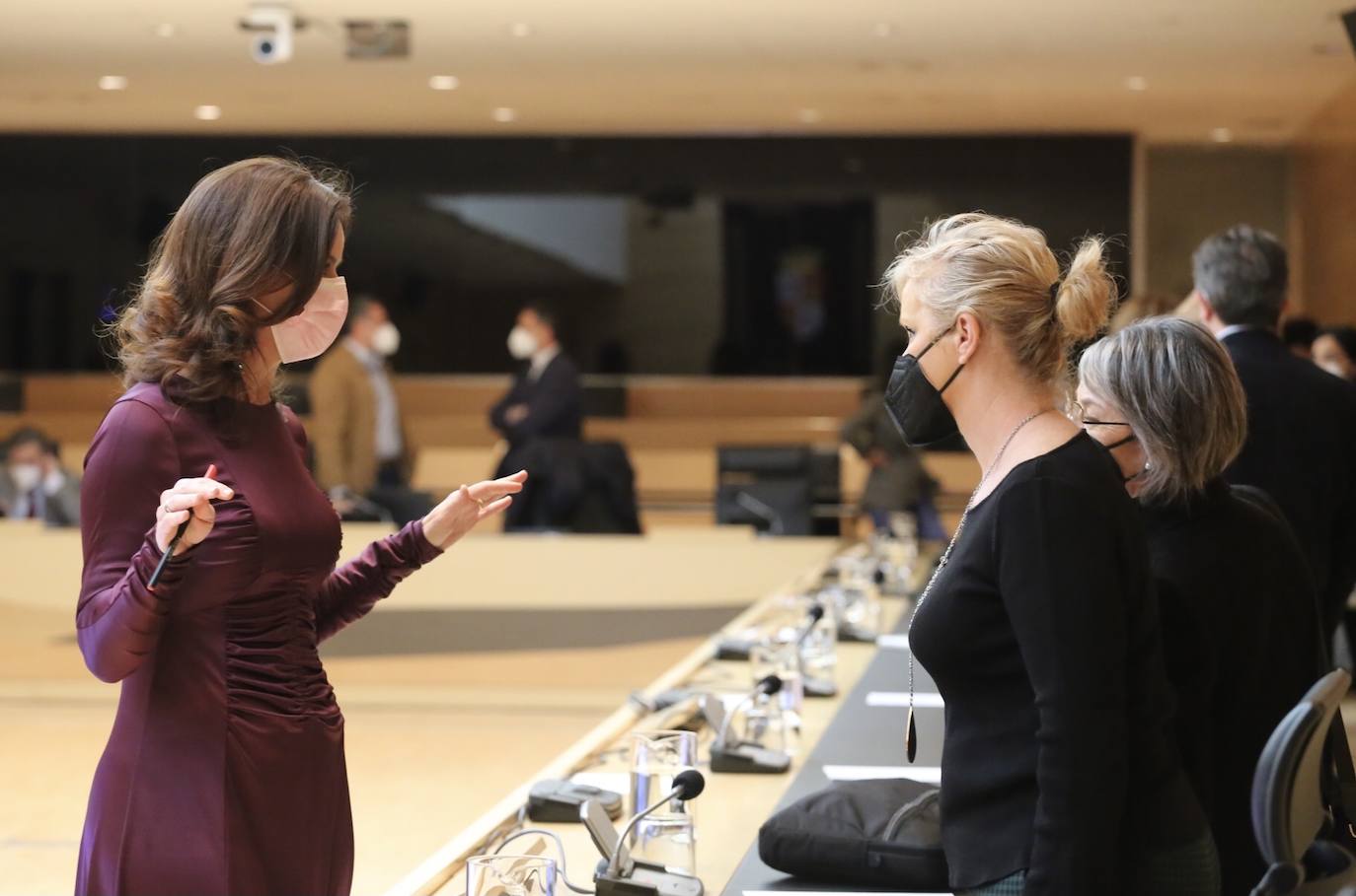 Fotos: Comparecencia de la consejera de Empleo e Industria en las Cortes